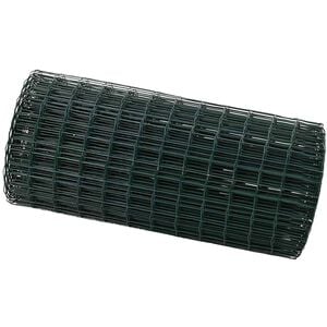 vidaXL Euro tvora 0,6 x 10 m PVC padengta geležis Žalia