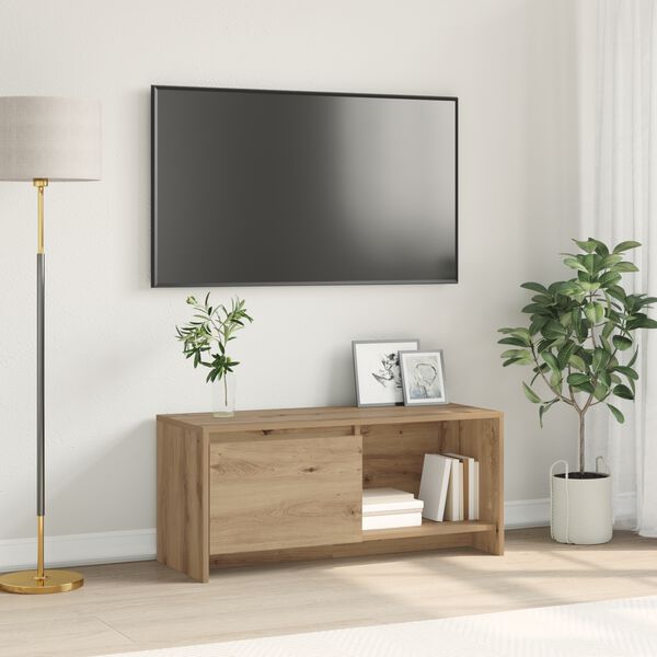 vidaXL TV spintelių komplektas Amatininkų ąžuolas 90 x 35 x 40 cm