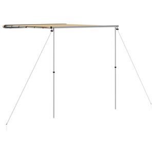 vidaXL Markizė nameliui ant ratų, smėlio spalvos, 1,8x2,5x2,15m