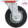 vidaXL Pasukami ratukai, 16 vnt., 125 mm
