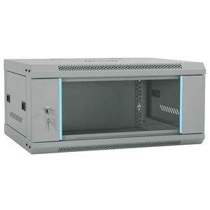 vidaXL Tinklo spinta su saugykla Pilka 60 x 45 x 28 cm Plienas