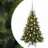 vidaXL Dirbtinė kalėdinė eglutė su rutuliuku 150 cm 150 LED