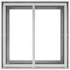 vidaXL Lovelis, 80x80x80cm, galvanizuotas plienas