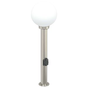 vidaXL &Scaron;viestuvas su stulpeliu, 80 cm, nerūdijantis plienas, IP44