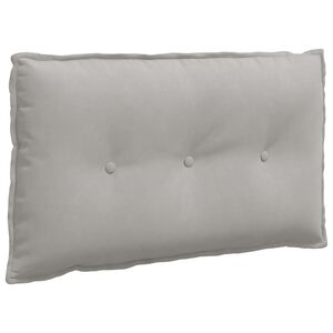 vidaXL Apsaugos Pagalvė &Scaron;viesiai pilka 80 x 50 cm Mikropluo&scaron;to audinys