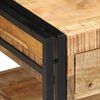 vidaXL Kavos staliukas 90x50x38 cm Masyvus Rough Wood Mango