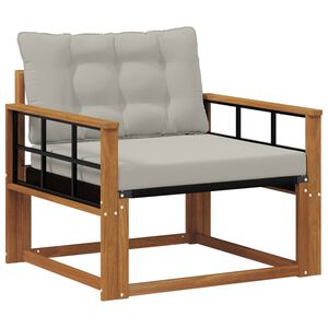 vidaXL Lauko sofos komplektas Kietasis akacijos medis ir Textilene