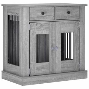 vidaXL &Scaron;unų narvas baldams Pilka Sonoma 80 x 47,5 x 80 cm