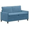 vidaXL Sofa Mėlyna 156 x 81 x 87,5 cm Audinys