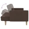 vidaXL Dvivietė sofa-lova, taupe spalvos, audinys