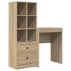 vidaXL Stalas Sonoma ąžuolas 105,5 x 34 x 127 cm 2 vnt.