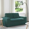 vidaXL Sofa Tamsiai žalia 162 x 80 x 82 cm audinys
