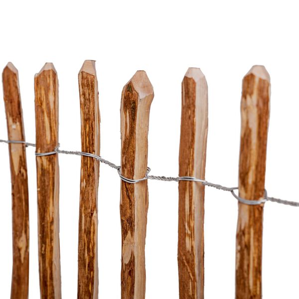 vidaXL Statinių tvora, 120x250cm, lazdyno mediena