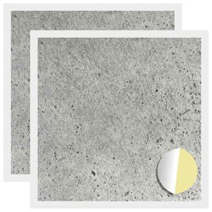 vidaXL Savistovaus Dangčio Varžtas 2 vnt. Betono pilka &Oslash; 20 x 0,5 mm