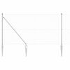vidaXL Suvirintas vielinis tvoras su smailiais galais 50 x 1,4 m