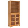 vidaXL Sandėliavimo baldų komplektas 2 vnt. Natūrali 80 x 35 x 185 cm