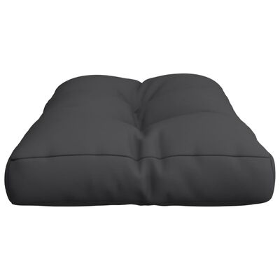 vidaXL Paletės pagalvėlė, juodos spalvos, 80x40x12cm, audinys
