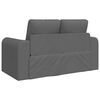 vidaXL Sofa lova 60cm Tamsiai pilka audinys