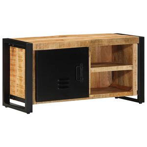vidaXL televizoriaus spintelė 80x30x40 cm Masyvus Rough Wood Mango