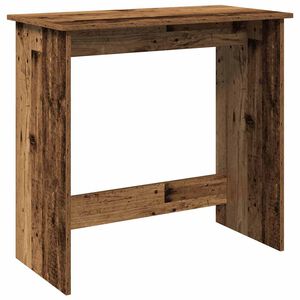 vidaXL Ra&scaron;omasis stalas, sendintos medienos spalvos, 80x40x75cm, MDP