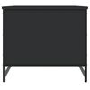 vidaXL Kavos staliukas, juodos spalvos, 85,5x51x45cm, apdirbta mediena