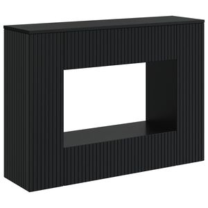 vidaXL Konsolinis stalas Juodas 101 x 29 x 74 cm Dirbtinė mediena