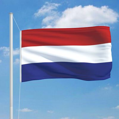 vidaXL Olandijos vėliava, 90x150cm
