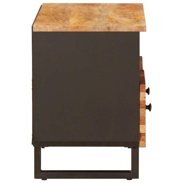 vidaXL Televizoriaus spintelė Ruda 70 x 33 x 46 cm Kietas mango medis