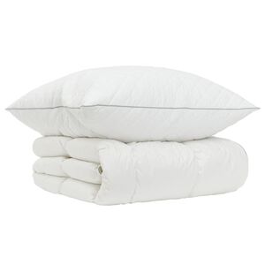 vidaXL 90% žąsies pūkų antklodės komplektas FULDA 2 vnt. 150 x 200 cm