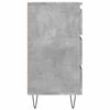 vidaXL Naktinės spintelės, 2vnt., betono pilkos, 40x35x69cm, mediena