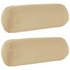 vidaXL Pagalvėlės užvalkalas 2 pcs HEERLEN Smėlio &Oslash; 15 x 40 cm