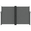 vidaXL Ištraukiama šoninė pertvara, antracito spalvos, 160x1000cm