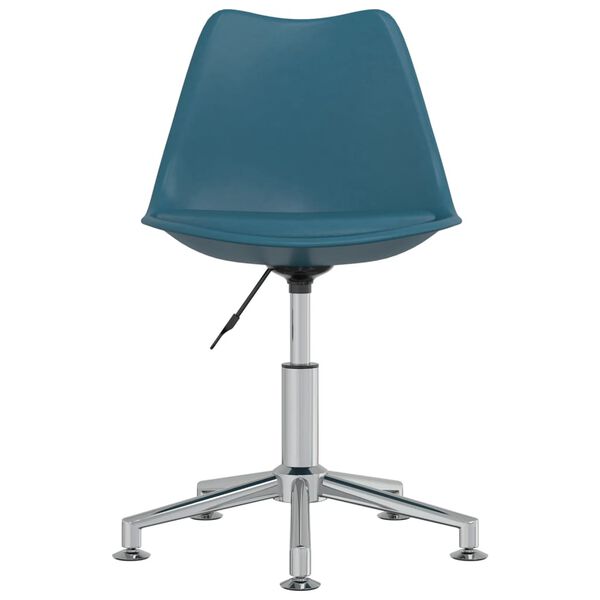 vidaXL Pasukamos valgomojo kėdės, 6vnt., turkio spalvos, dirbtinė oda