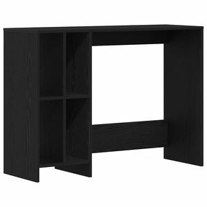 vidaXL Stalas Juodas ąžuolas Apdirbta mediena 102,5 x 35 x 75 cm