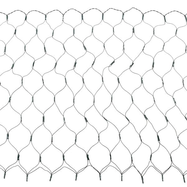 vidaXL LED tinklas Tamsiai žalia