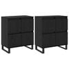 vidaXL Kabalas 2 pcs Juodas ąžuolas 60 x 35 x 70 cm