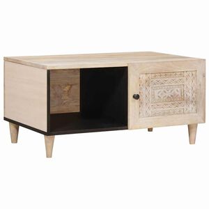 vidaXL Kavos staliukas Balta 100 x 54 x 40 cm Apdirbta mediena