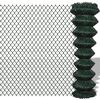 vidaXL Tinklinė tvora, žalia, 1,5x15m, plienas