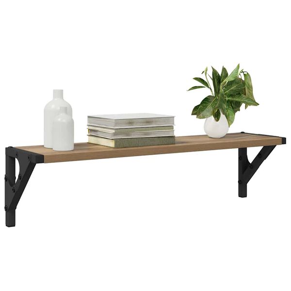 vidaXL Sieninės lentynos 2 pcs Amatininkų ąžuolas 60 x 15 x 15,5 cm