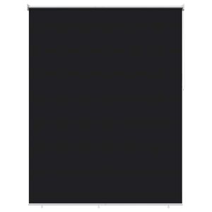 vidaXL Lauko ritininė žaliuzė UV apsaugai Juoda 100 x 230 cm (P x A)