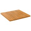 vidaXL Badematte Ruda 52 x 50 cm Kietos akacijos mediena