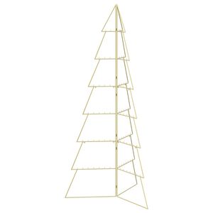 vidaXL Metalinis Kalėdų medis KUOPIO 210 cm Plienas Auksinė