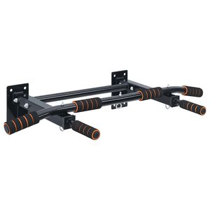 VidaXL Prisitraukimo stanga Juoda ir raudona 92 x 51 x 18 cm