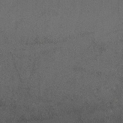 vidaXL Krėslas, tamsiai pilkos spalvos, 60cm, mikropluošto audinys