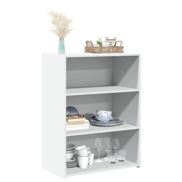 vidaXL &Scaron;oninė spintelė, baltos spalvos, 70x41x93cm, apdirbta mediena