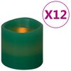 vidaXL Elektrinės LED žvakės, 12vnt., &scaron;iltos baltos spalvos