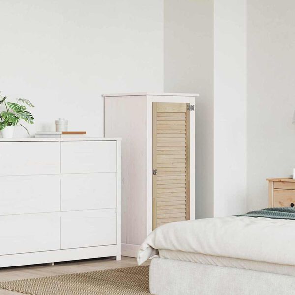 vidaXL Spintelės durys su durimis Natūrali 140.5 x 2 x 59.5 cm