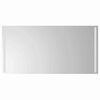 vidaXL LED vonios veidrodis Skaidrus 100 x 60 cm grūdintas stiklas