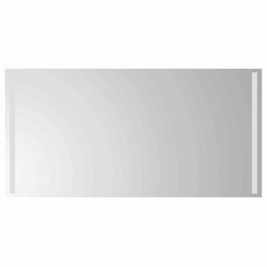 vidaXL LED vonios veidrodis Skaidrus 100 x 60 cm grūdintas stiklas