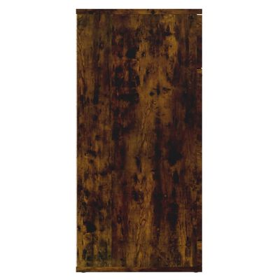 vidaXL Šoninė spintelė, dūminio ąžuolo spalvos, 80x36x75cm, mediena